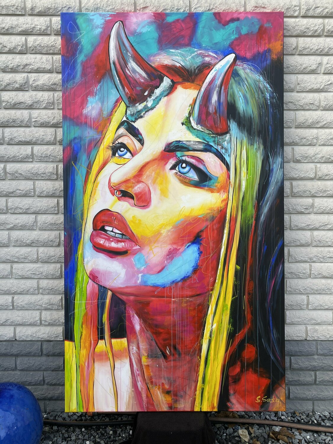 The Other Side – Original, Detailansicht
