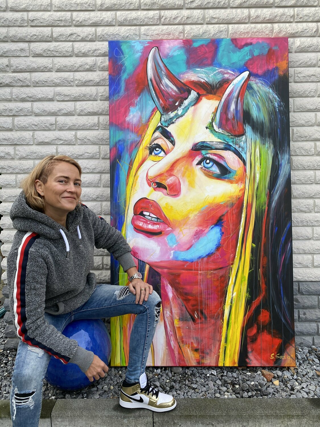 The Other Side – Original, Detailansicht