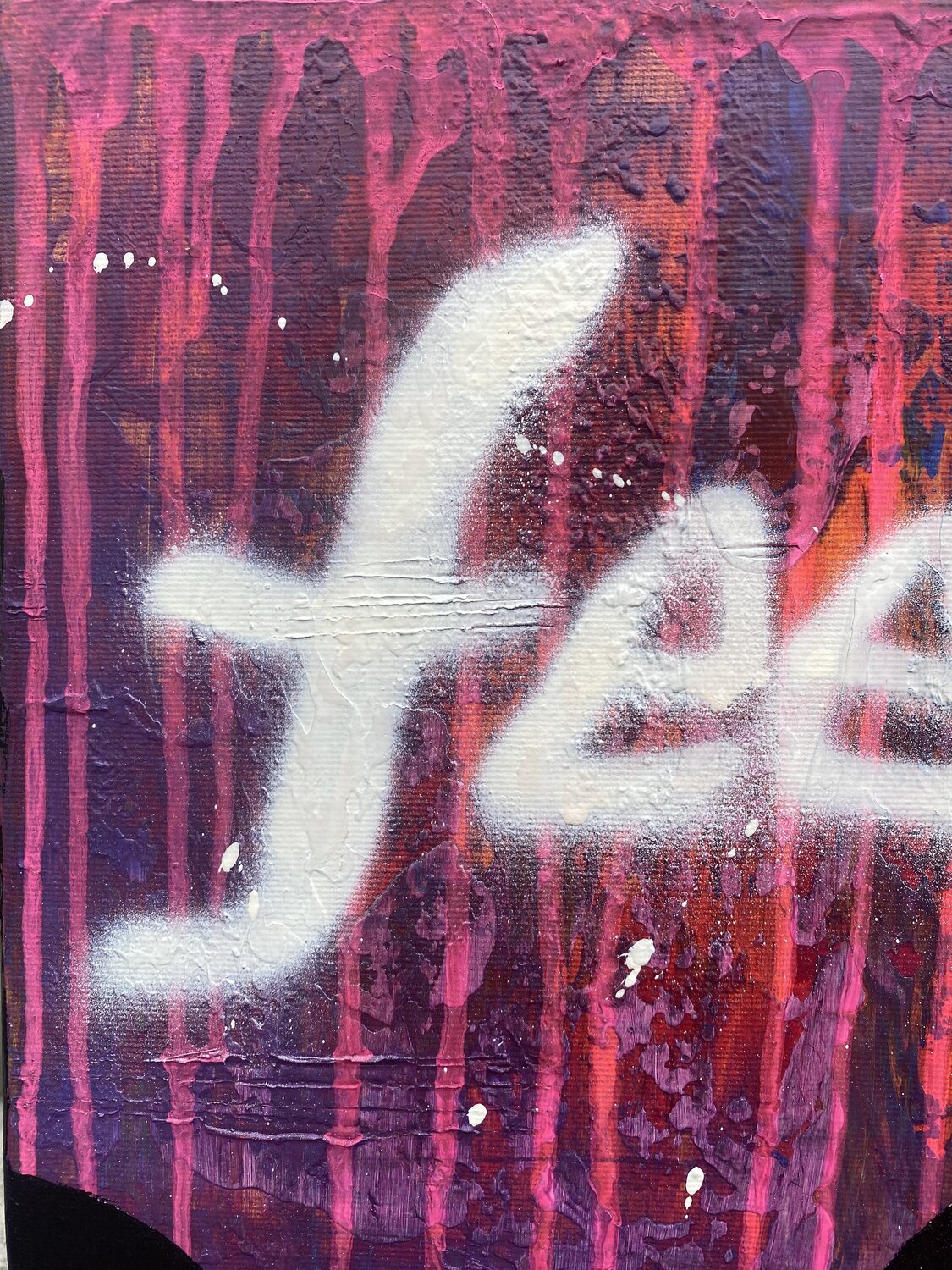 Feel Pink – Original, Detailansicht