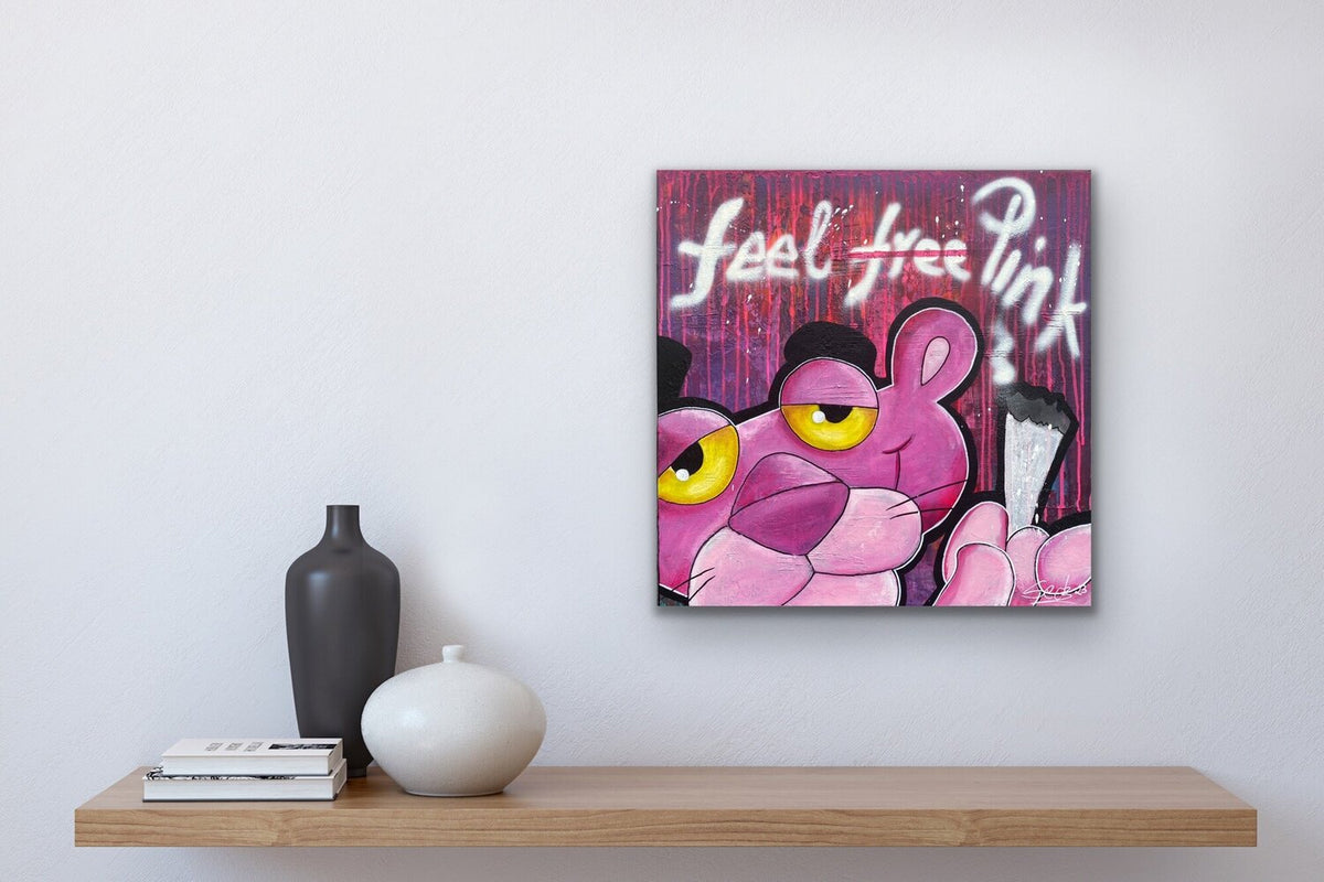 Feel Pink – Original im Raum