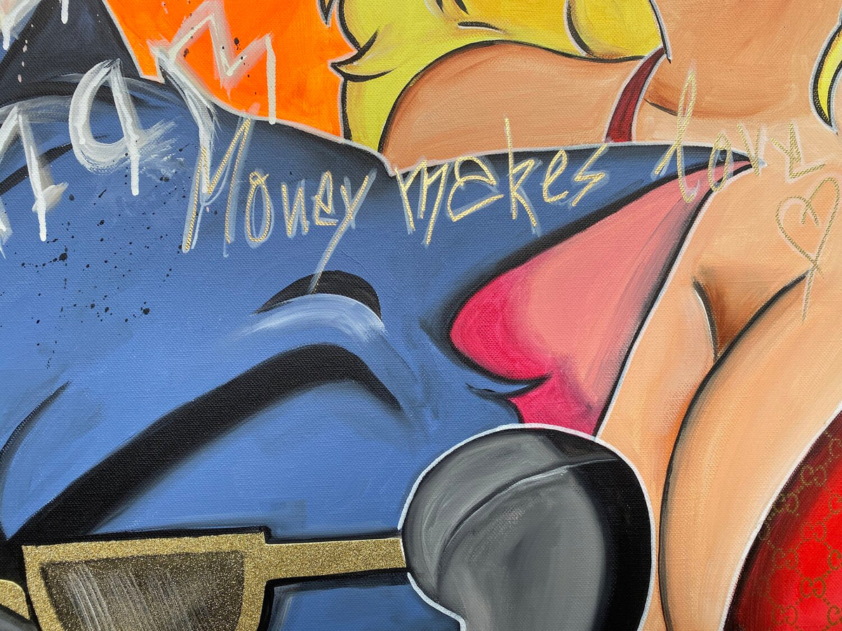 Business Man – Original, Detailansicht
