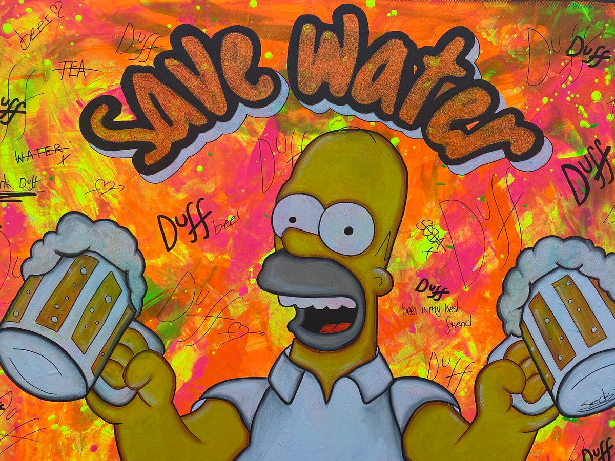 Save Water Drink Beer – Original, Detailansicht