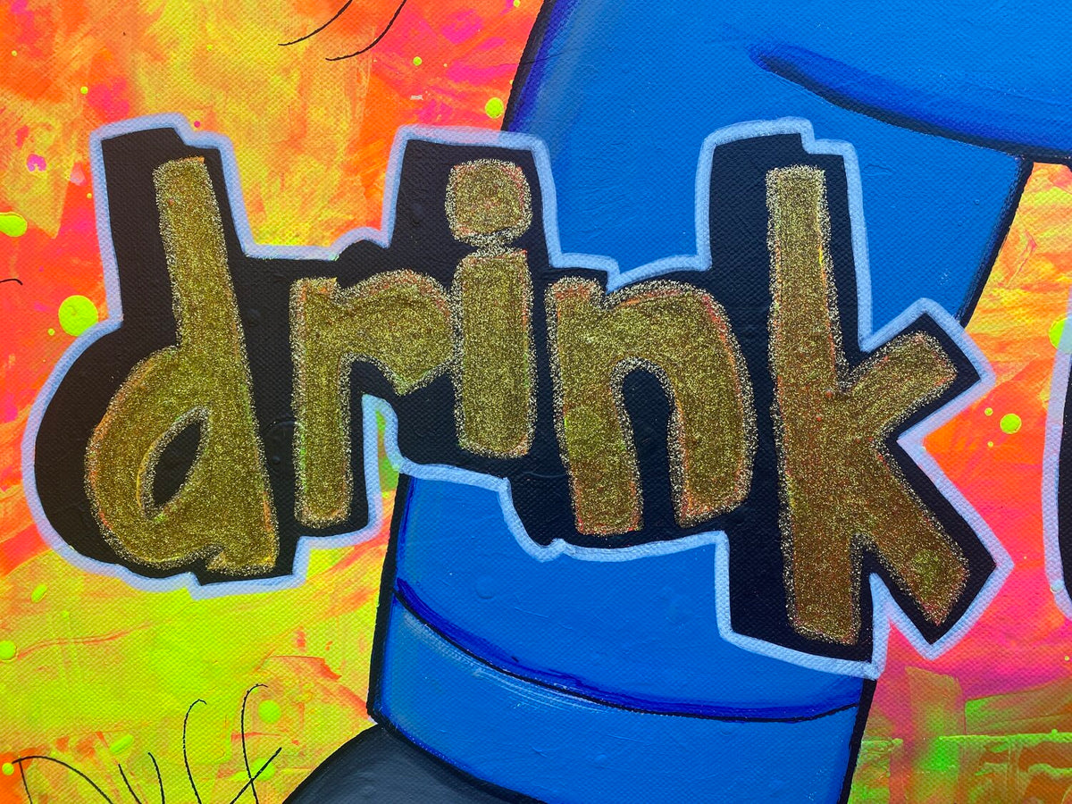 Save Water Drink Beer – Original, Detailansicht