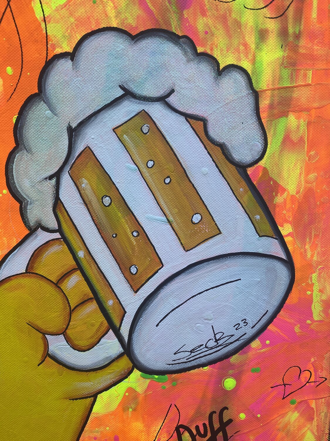 Save Water Drink Beer – Original, Detailansicht
