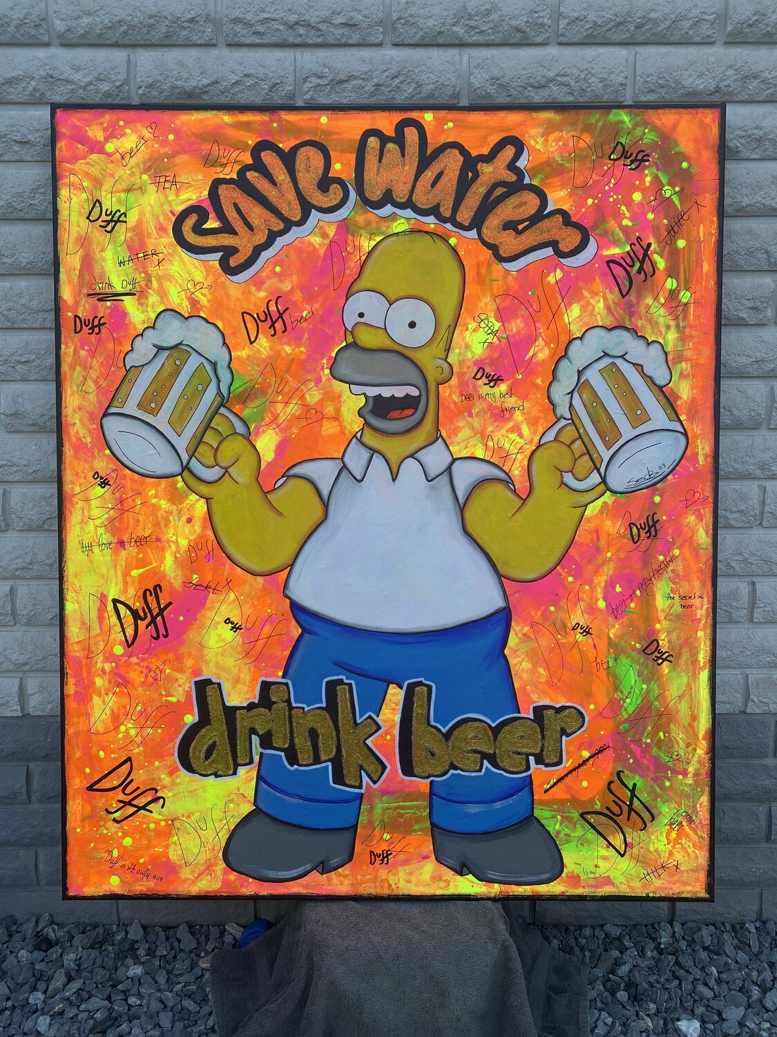 Save Water Drink Beer – Original, Detailansicht