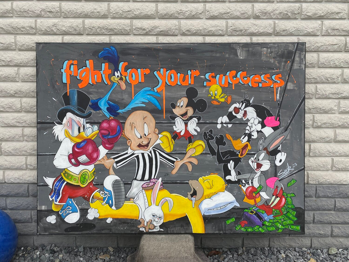 Fight for your success – Original, Detailansicht