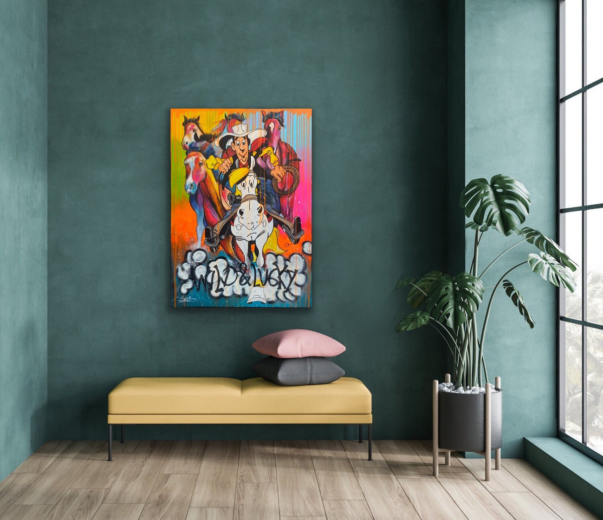 Wild and Lucky – Original im Raum