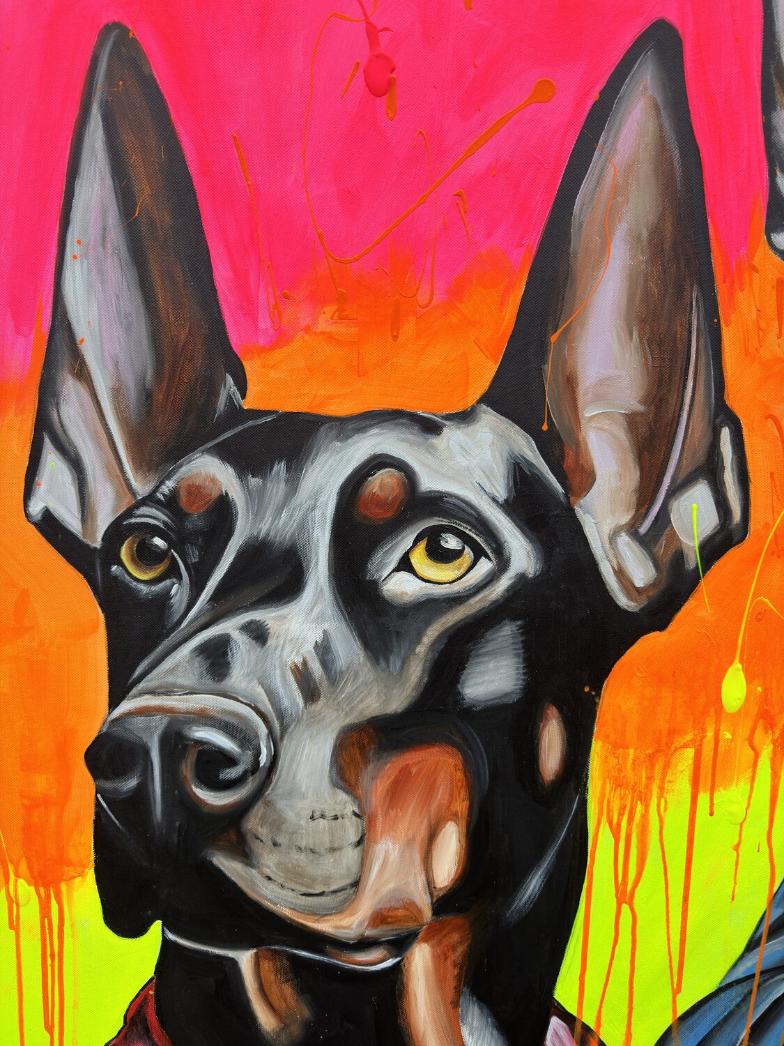 Hero Dogs – Original, Detailansicht
