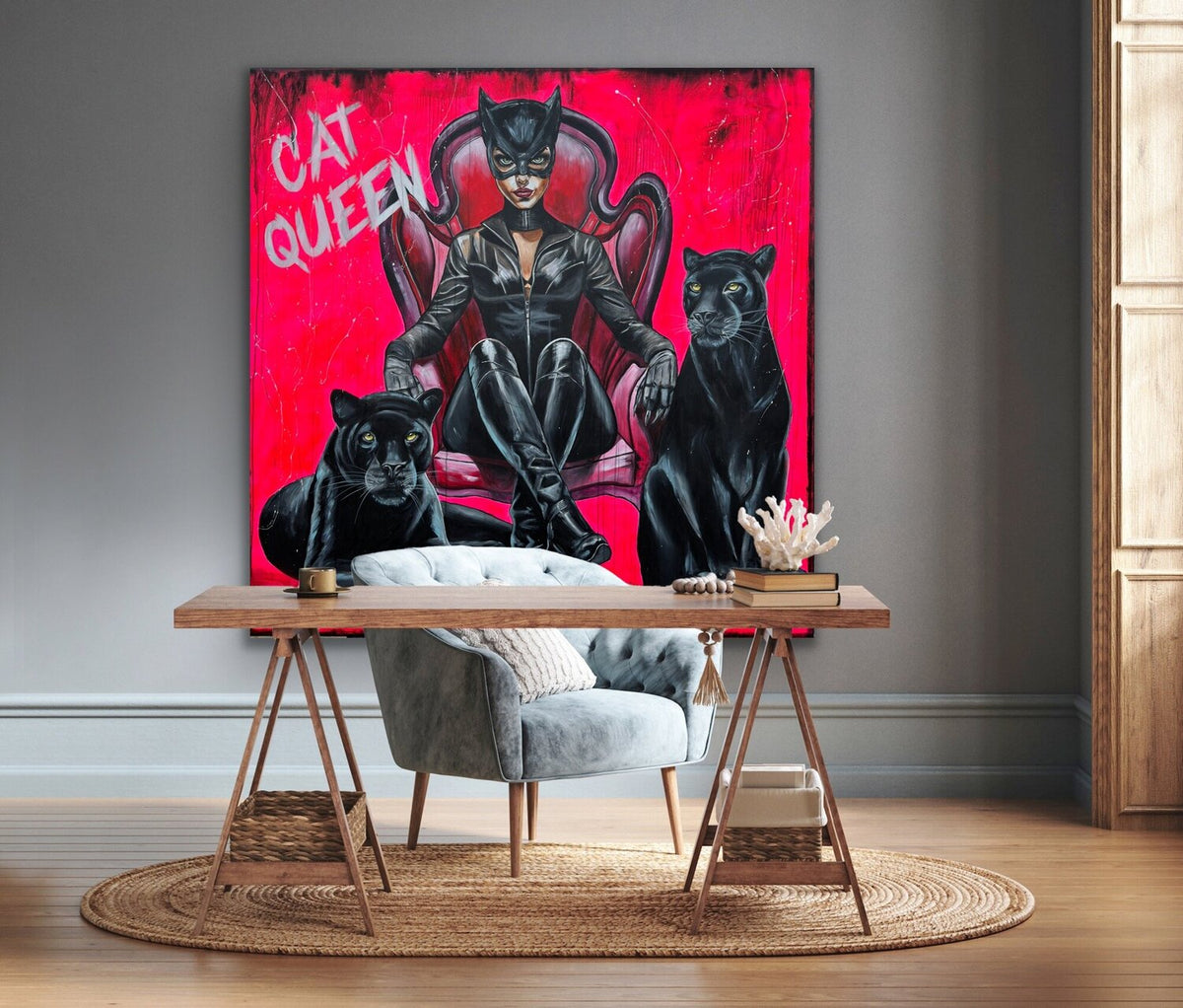 Cat Queen – Original im Raum
