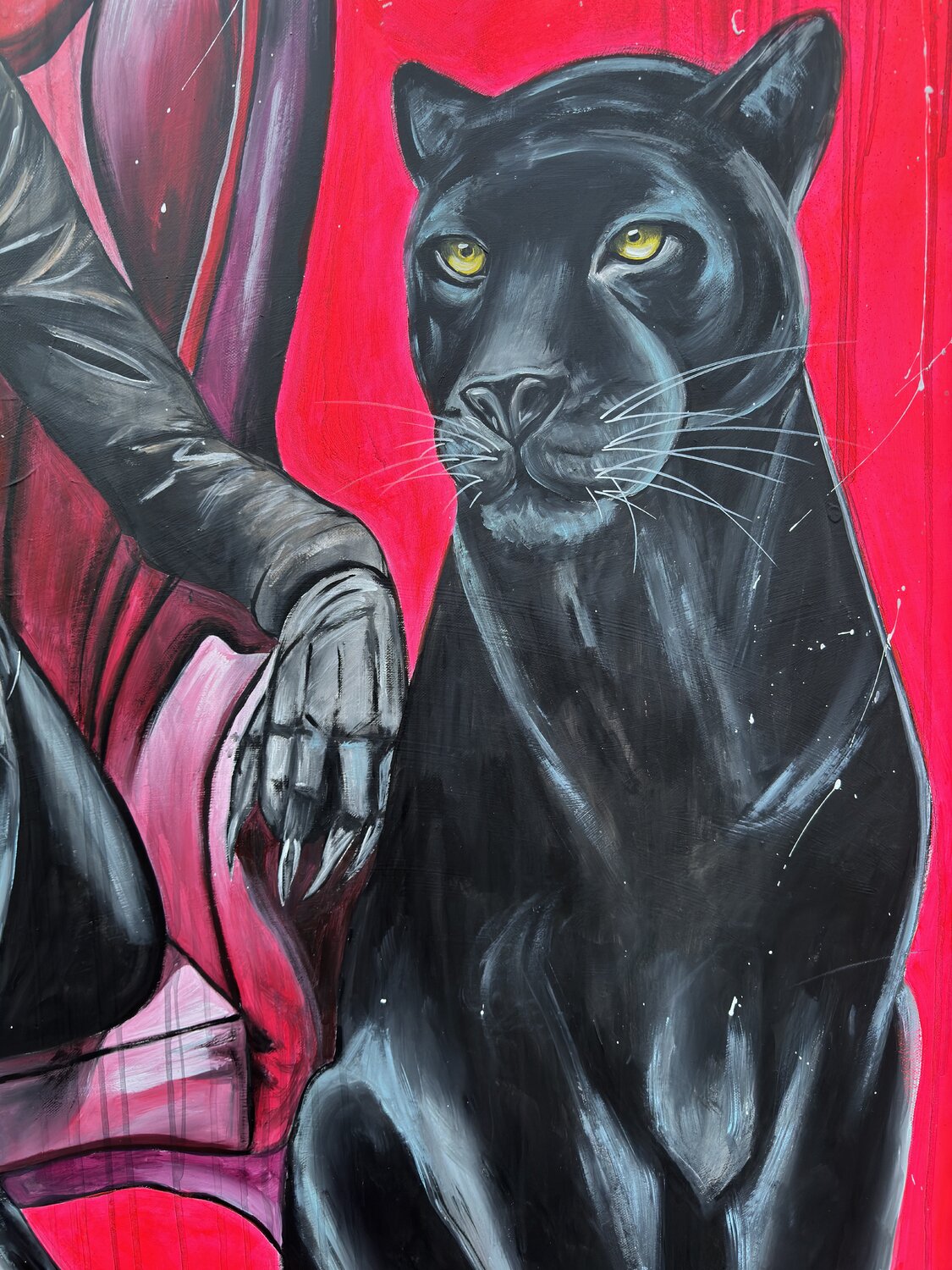 Cat Queen – Original, Detailansicht