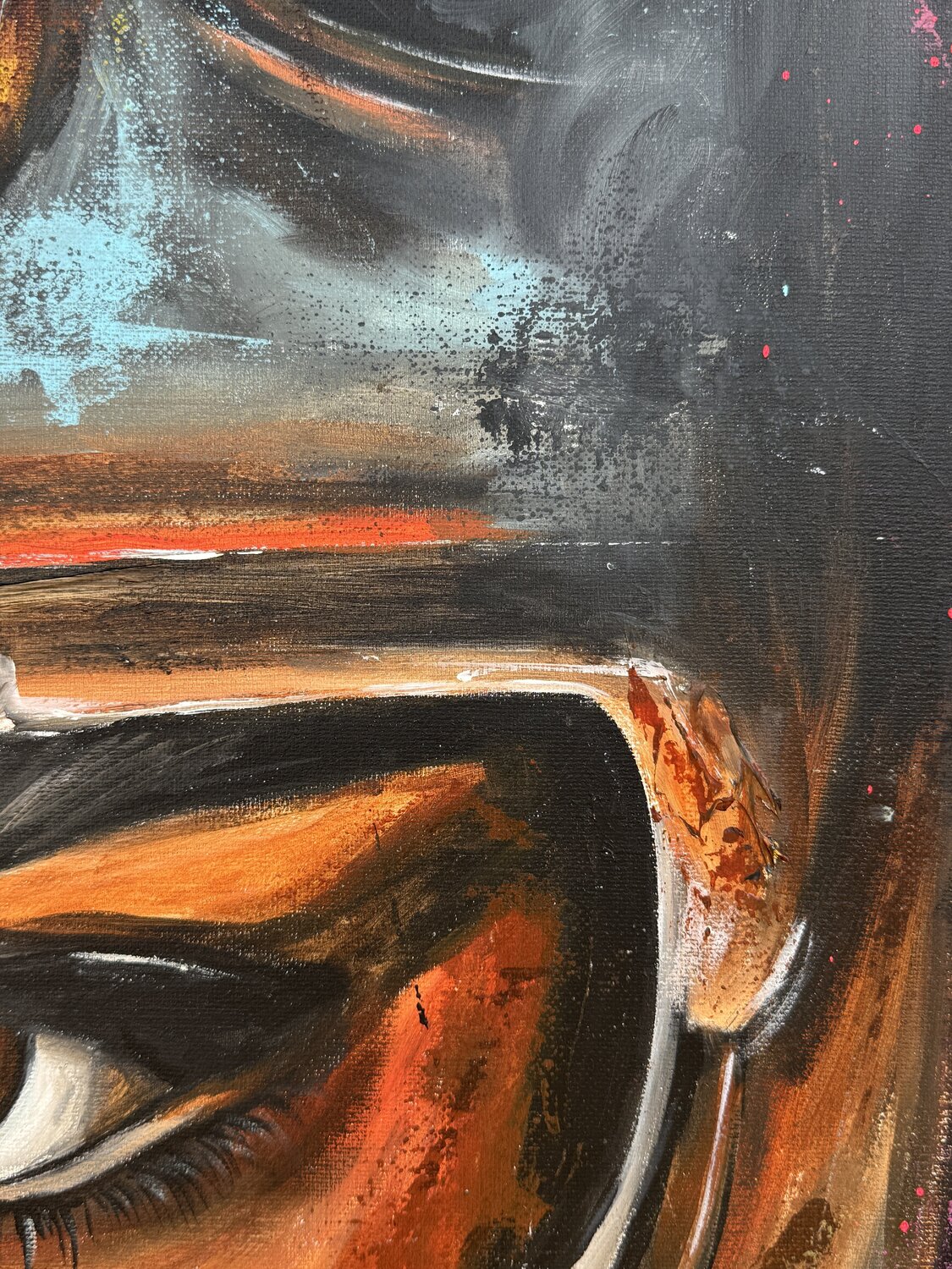 Warrior Inside – Original, Detailansicht