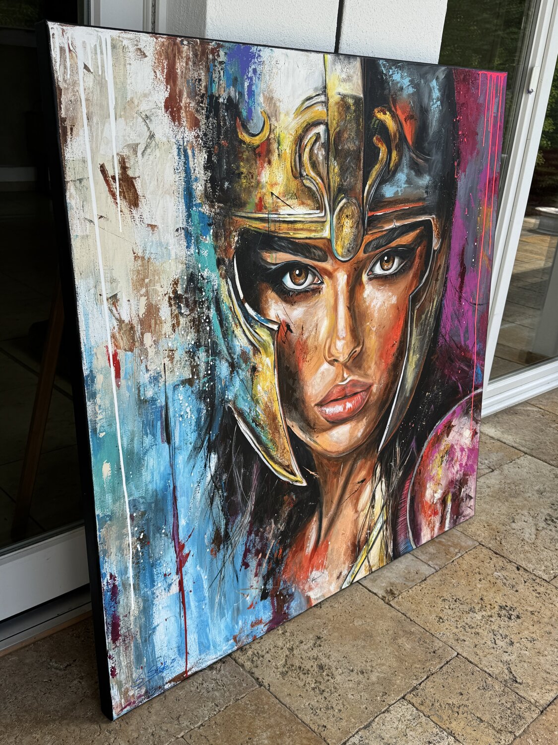 Warrior Inside – Original, Detailansicht