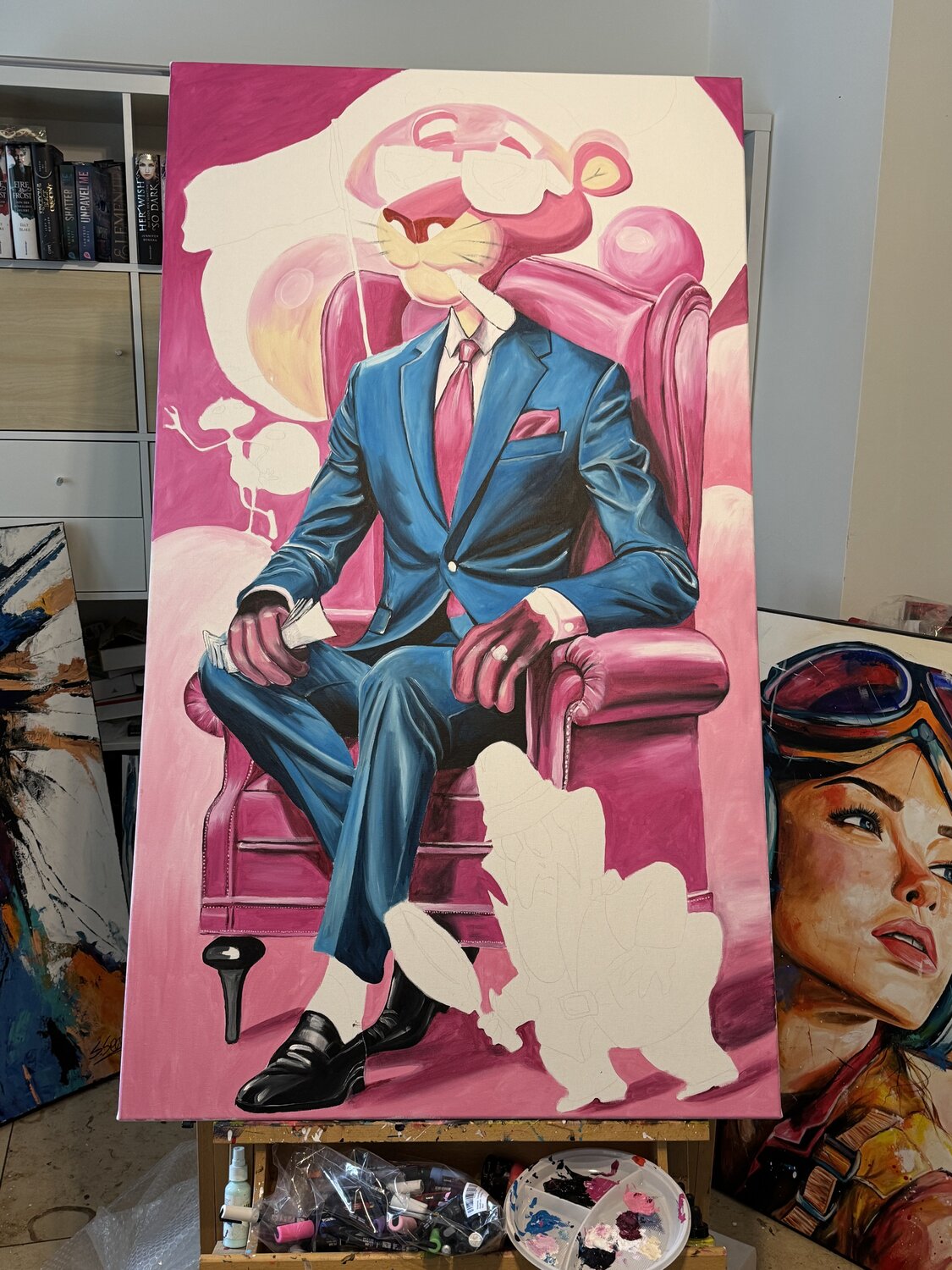 Paulchen first – Original, Detailansicht