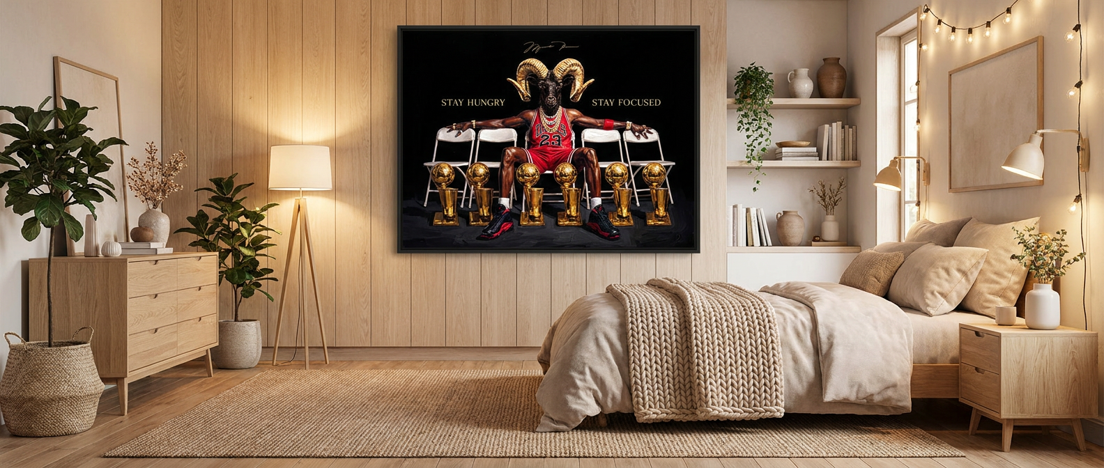 Trophy M.Jordan Poster Banner