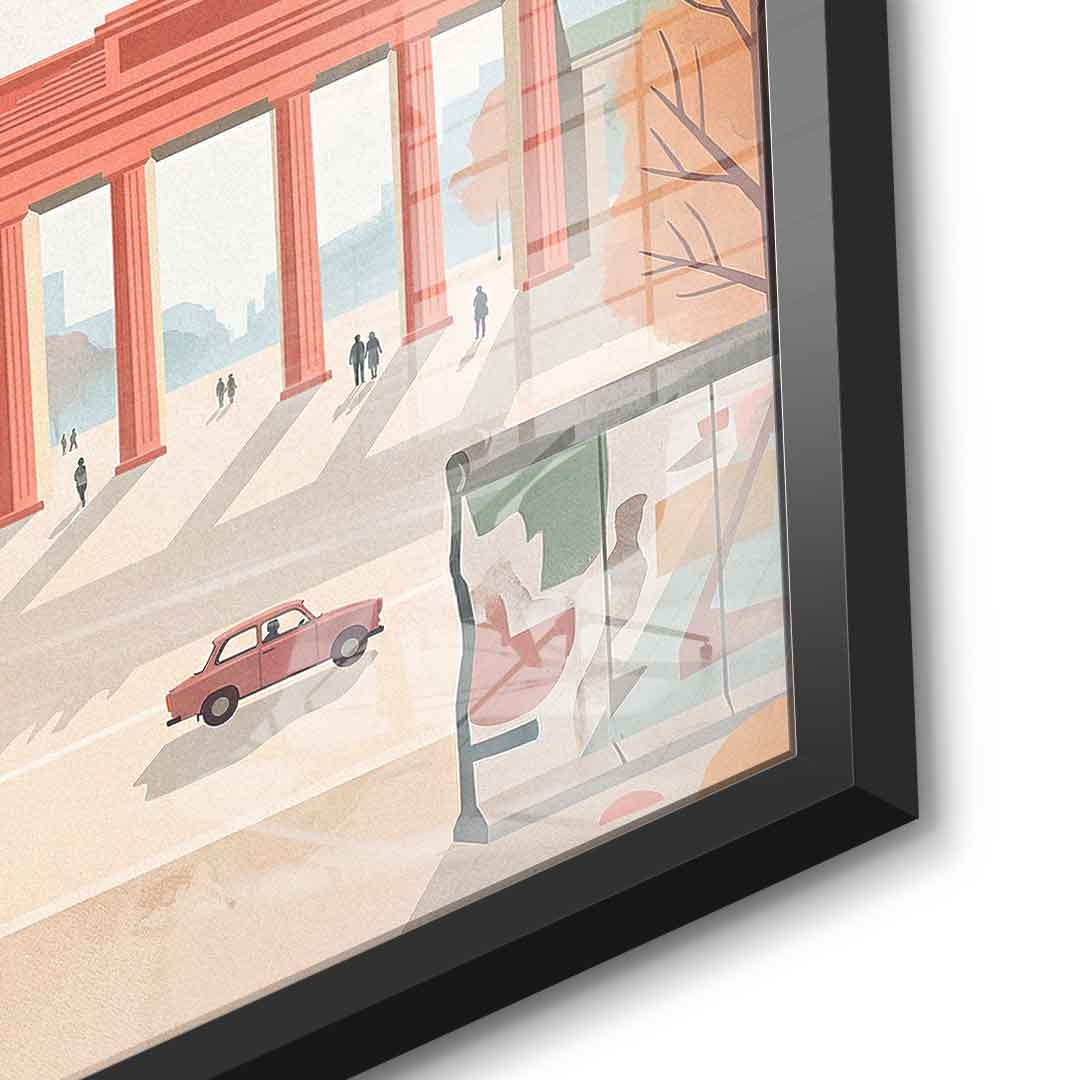 DOTCOMCANVAS Berlin Acrylglasbild Vorderansicht ohne Rahmen