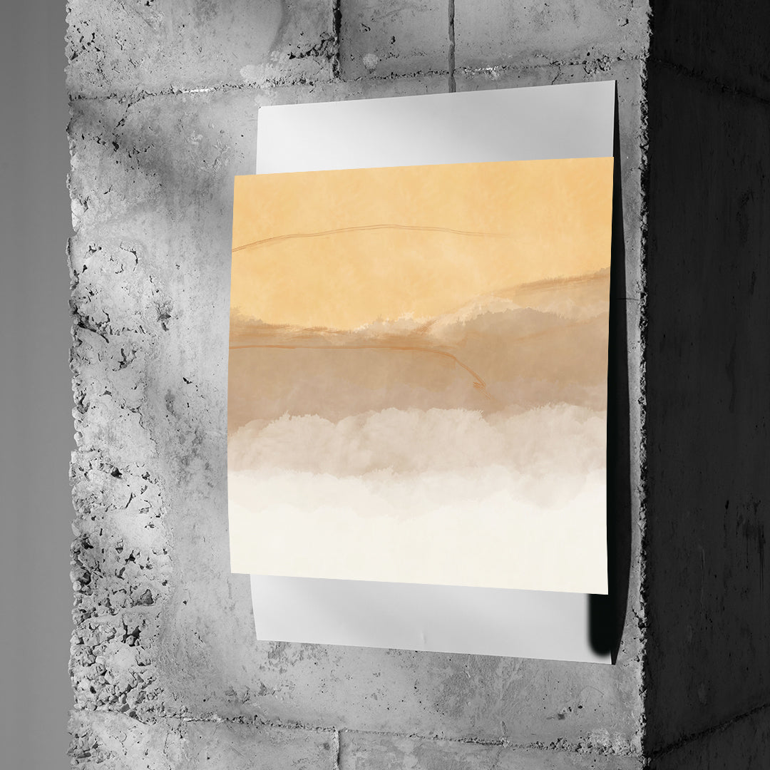 DOTCOMCANVAS In soft time Poster Wandansicht