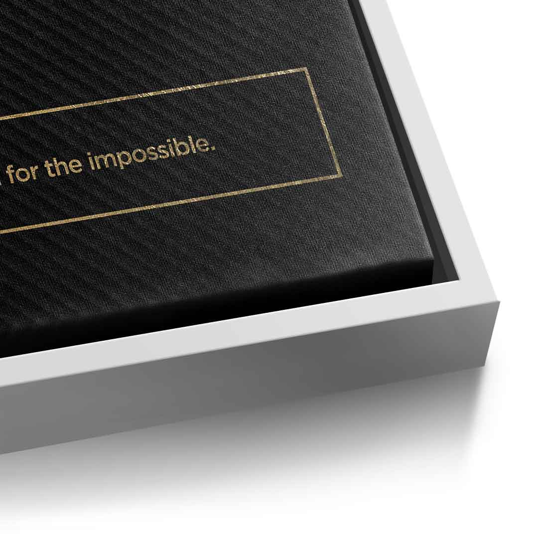 DOTCOMCANVAS® Passion (Pa) Leinwandbild Version Schwarz – Detailansicht