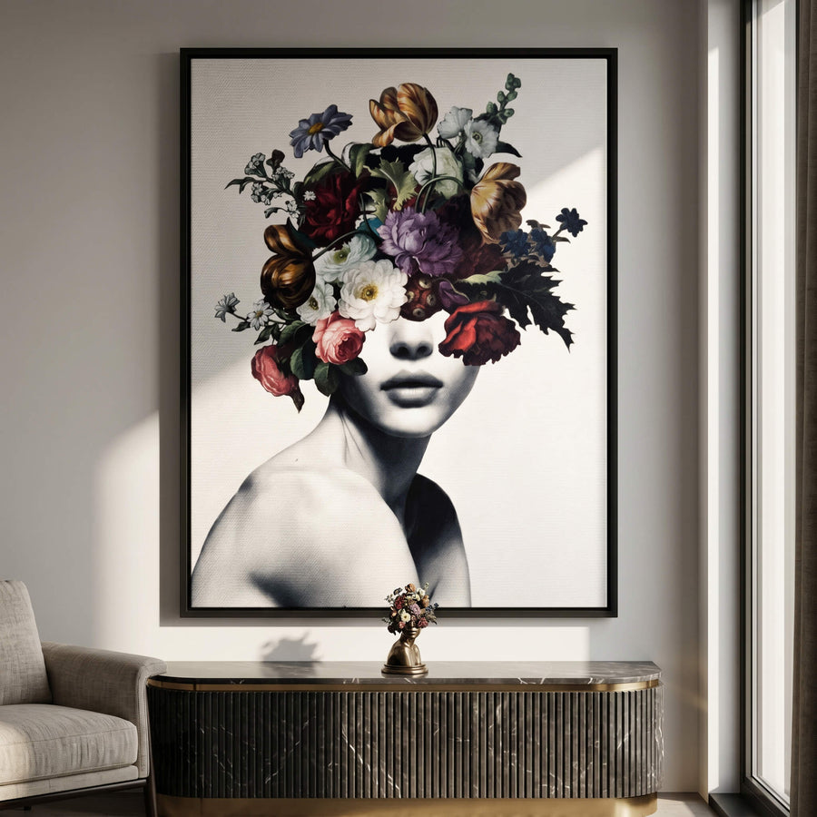 DOTCOMCANVAS® Elegance 101 Leinwandbild – im Raum