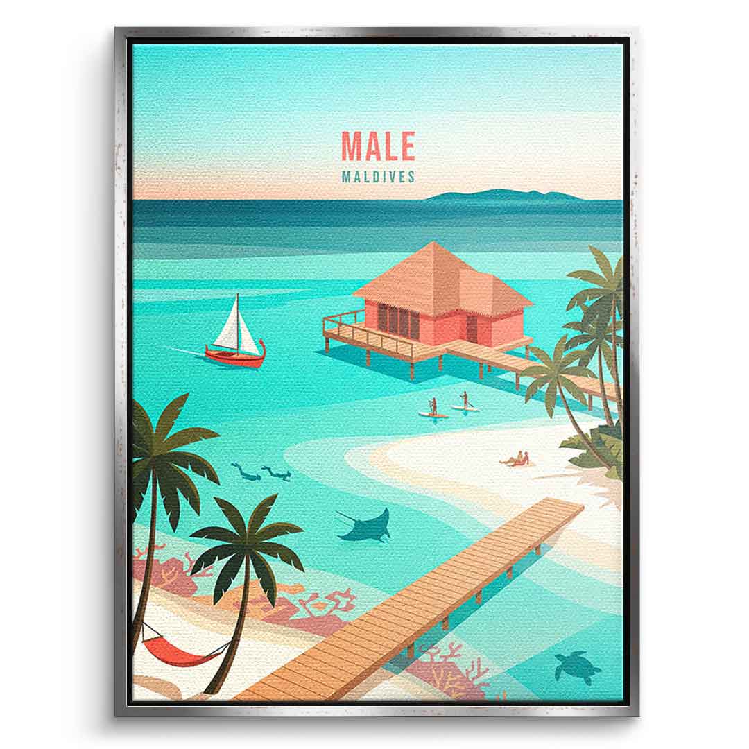 Male Leinwandbild 5