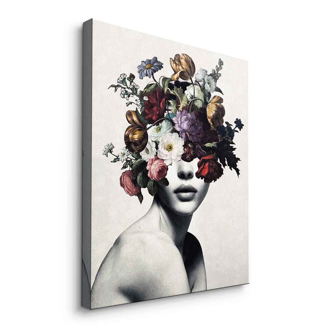 DOTCOMCANVAS® Elegance 101 Leinwandbild – Seitenansicht ohne Rahmen