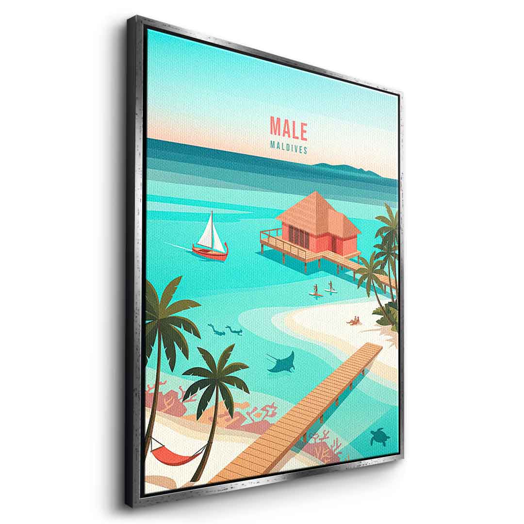 Male Leinwandbild 8