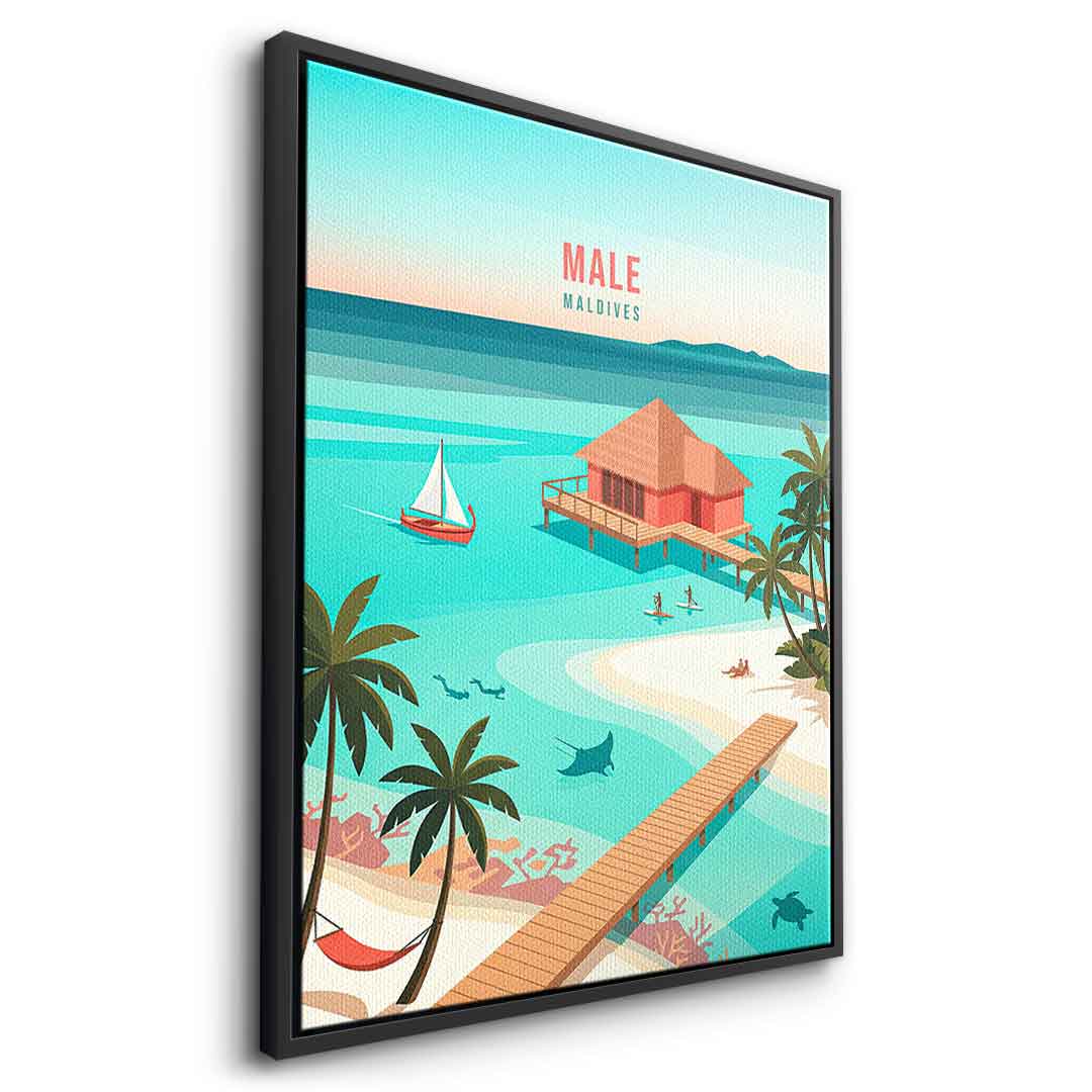 Male Leinwandbild 9