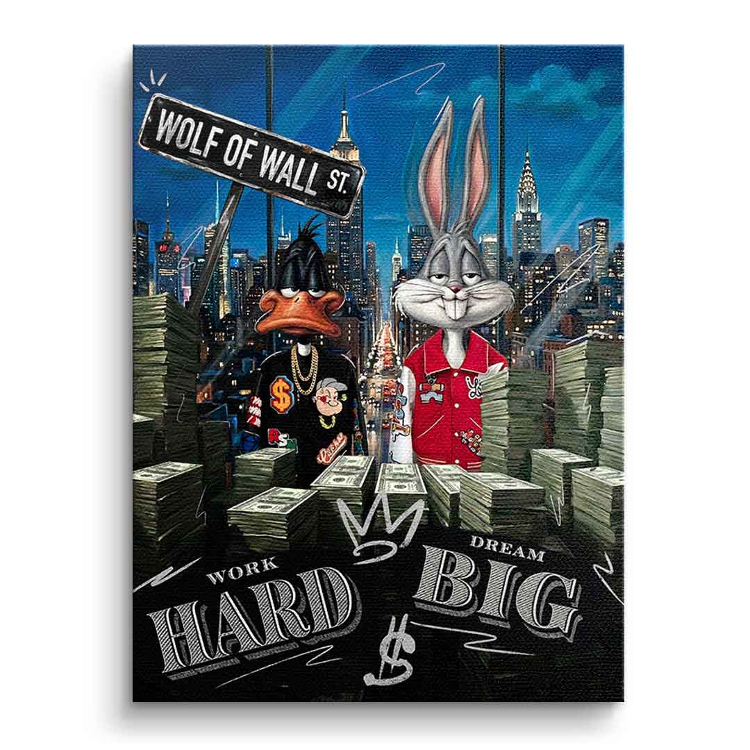 DOTCOMCANVAS® Me & My Bro Leinwandbild – Vorderansicht ohne Rahmen