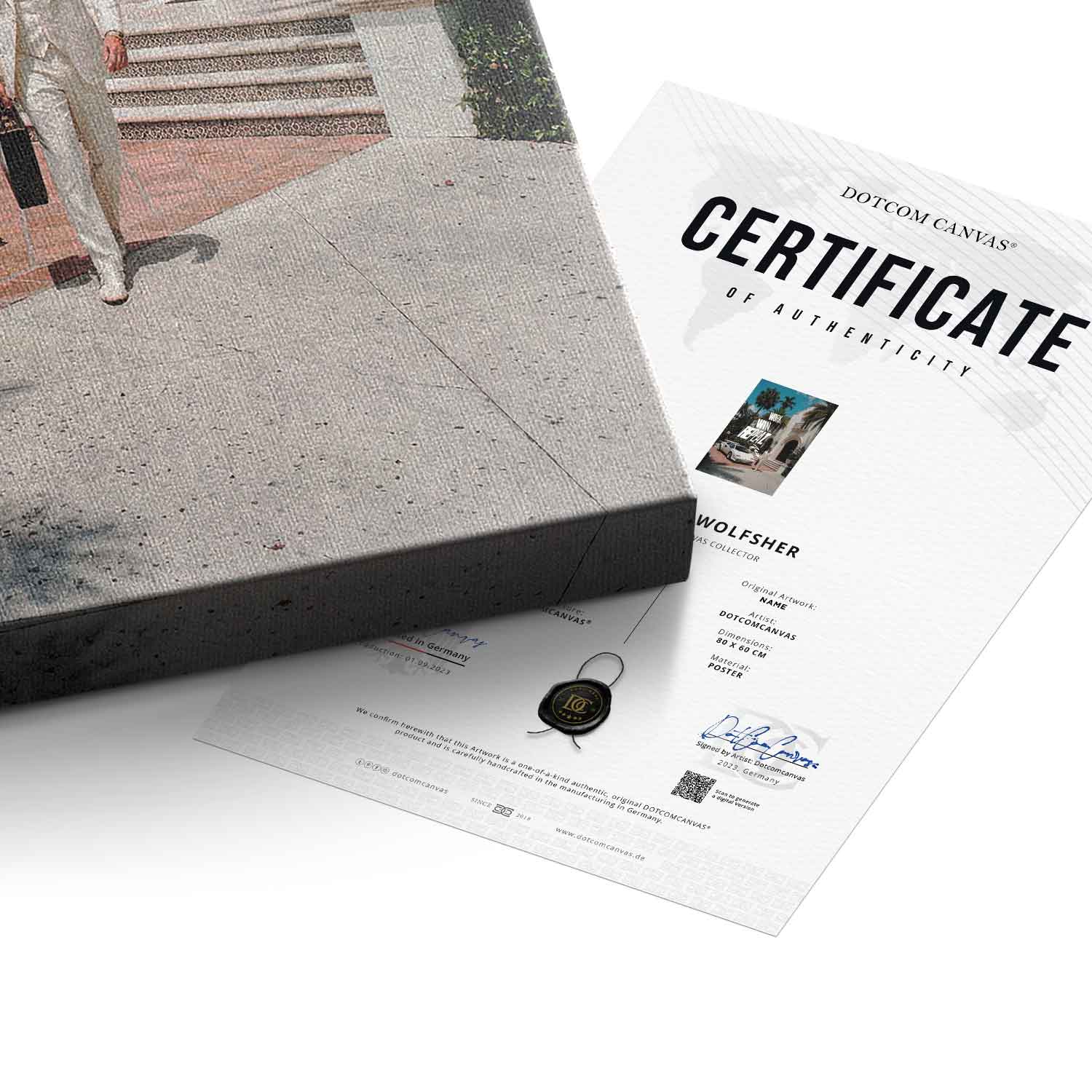 Canvas Zertifikat