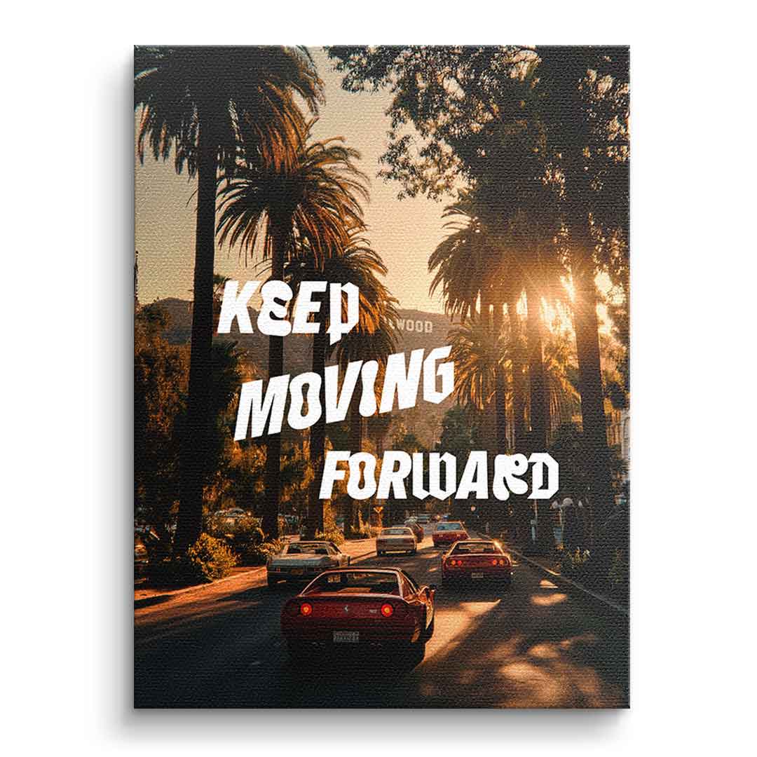 Keep moving forward Leinwandbild 10