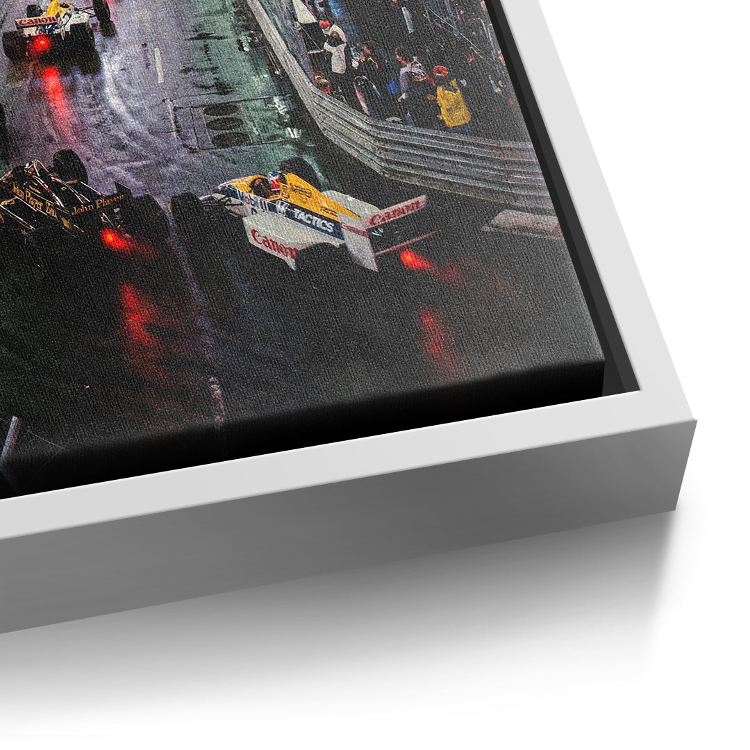 DOTCOMCANVAS New York F1 Leinwandbild Detailansicht mit weißem Rahmen
