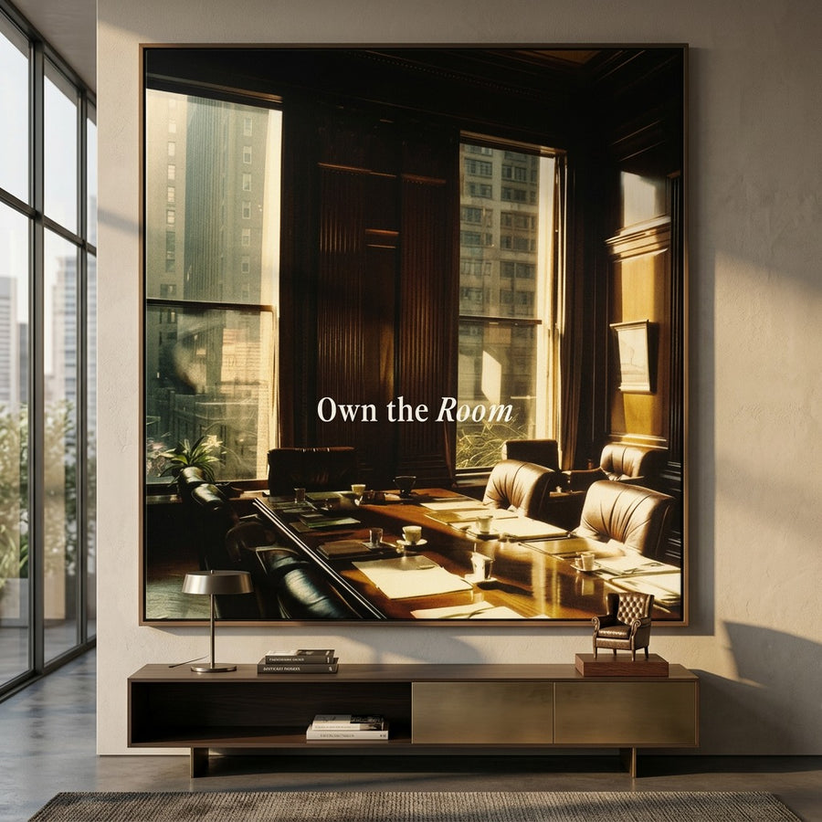 DOTCOMCANVAS Own the Room Leinwandbild im Wohnraum