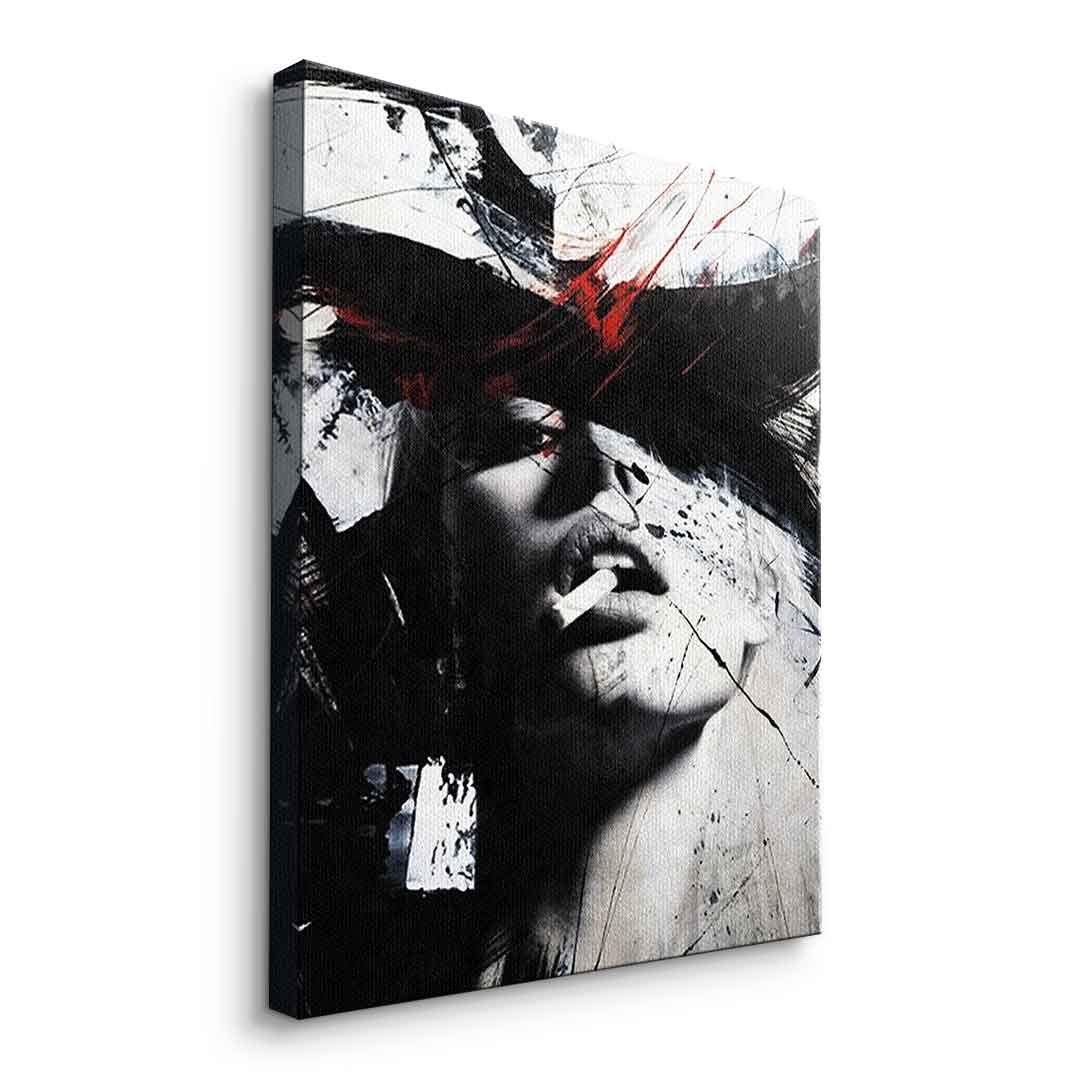 DOTCOMCANVAS® Abstract obsession Leinwandbild – Seitenansicht ohne Rahmen