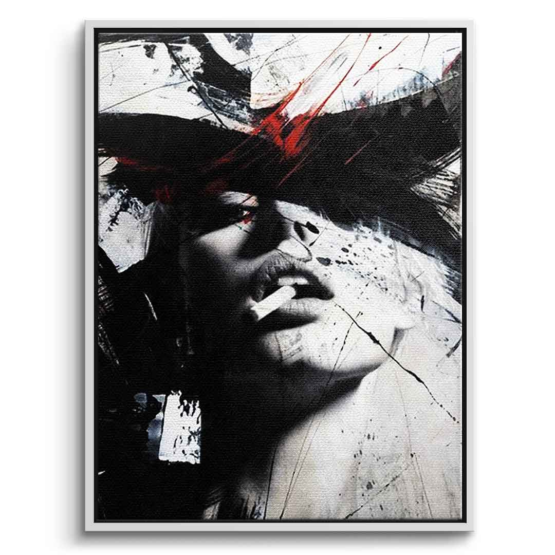 DOTCOMCANVAS® Abstract obsession Leinwandbild – Vorderansicht weißer Rahmen