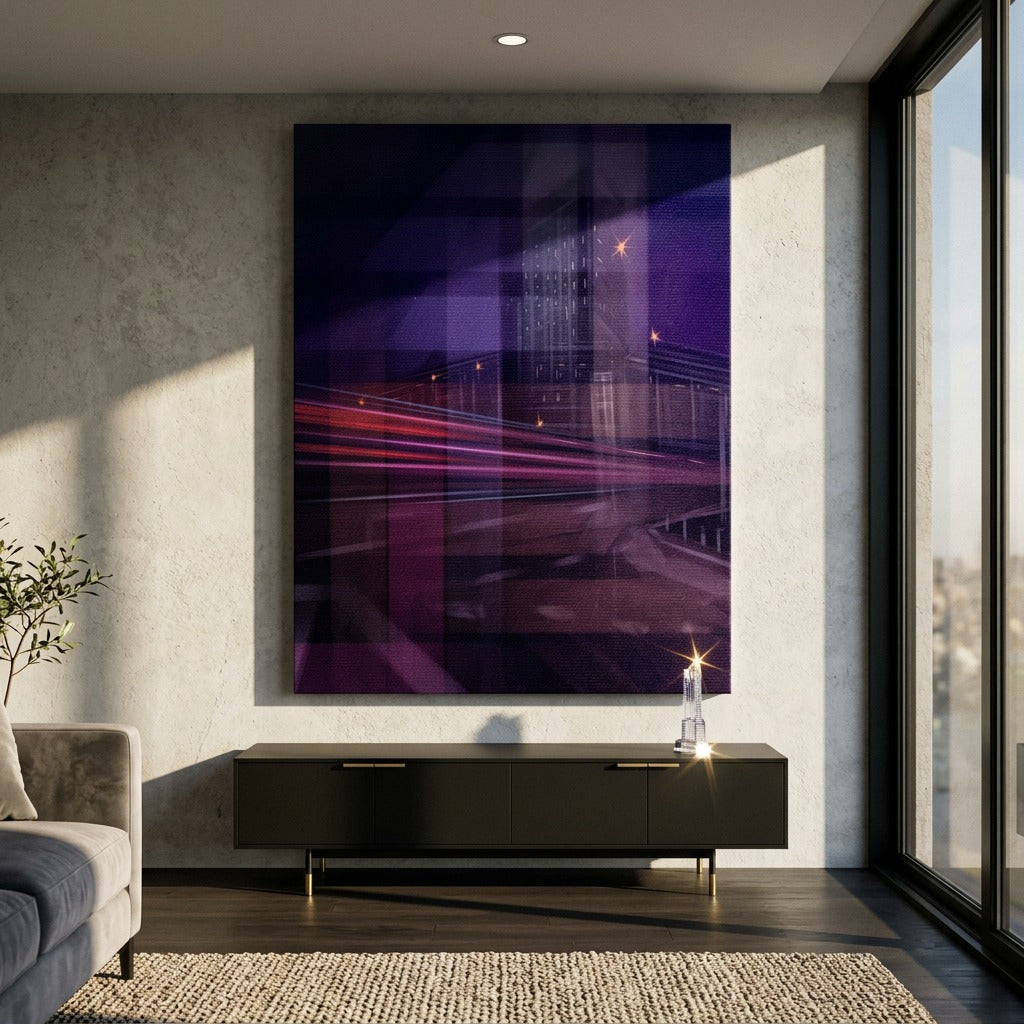 City of Dreams in Grids - Leinwandbild Raum