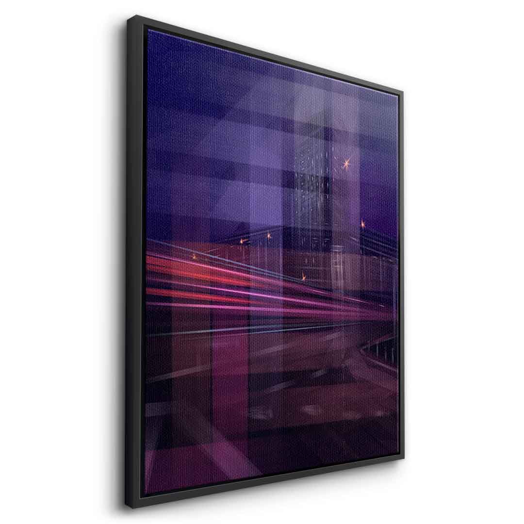 City of Dreams in Grids - Leinwandbild Seite