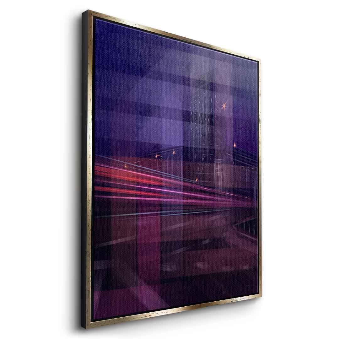 City of Dreams in Grids - Leinwandbild Seite