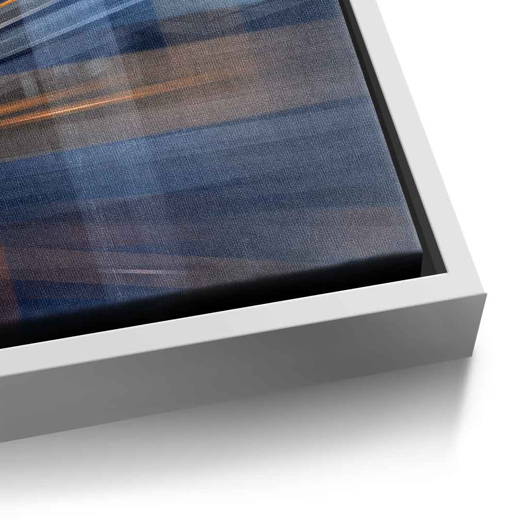 Moving City Glass - Leinwandbild Detail