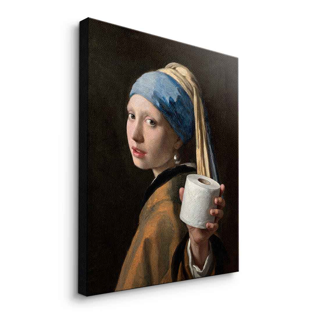 DOTCOMCANVAS Classic Painting for Toilett Leinwand Echtheitszertifikat