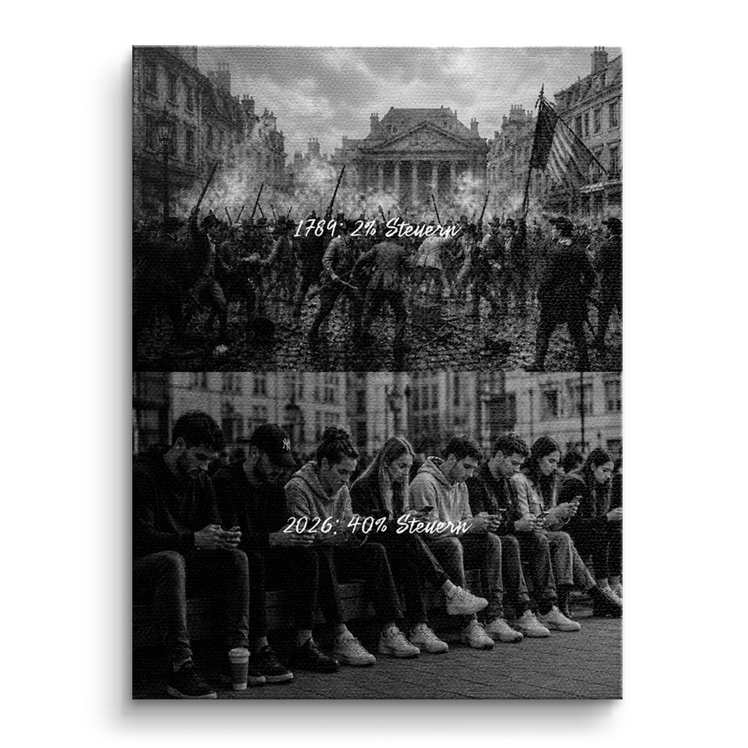 Tax Revolution Leinwandbild front_nf