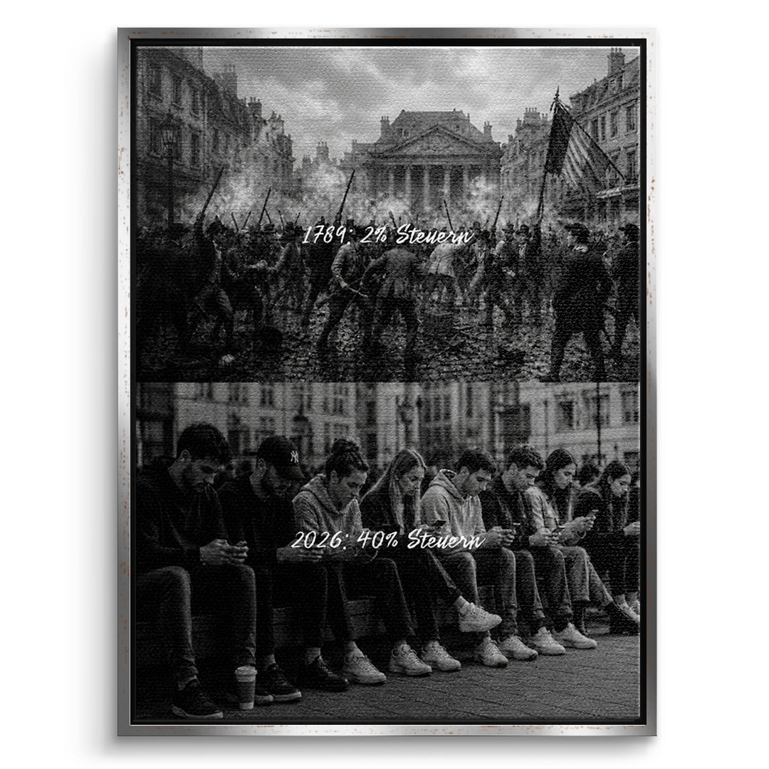 Tax Revolution Leinwandbild front_sf