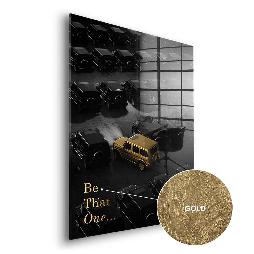DOTCOMCANVAS 24K Feingold Bild Be That One - 24K Feingold