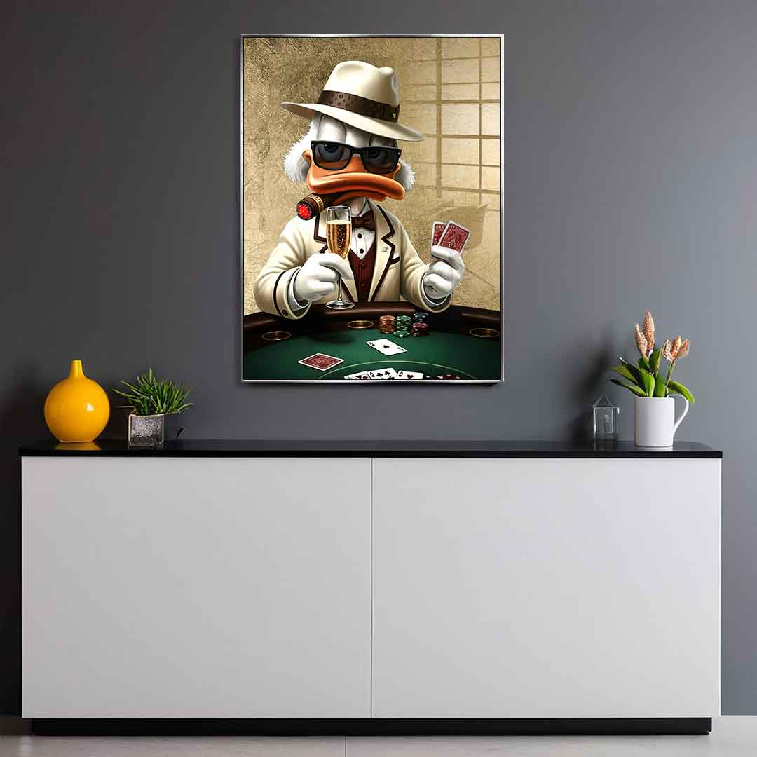 DOTCOMCANVAS 24K Feingold Bild Poker Night - 24K Feingold