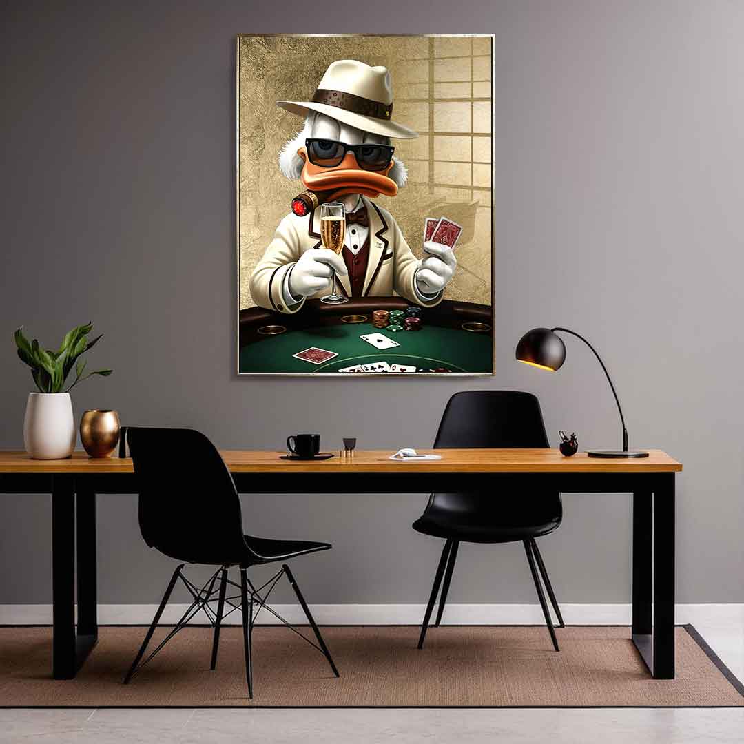 DOTCOMCANVAS 24K Feingold Bild Poker Night - 24K Feingold