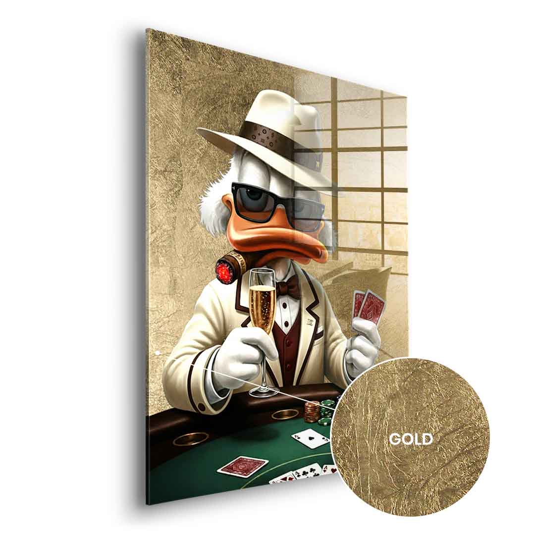 DOTCOMCANVAS 24K Feingold Bild Poker Night - 24K Feingold
