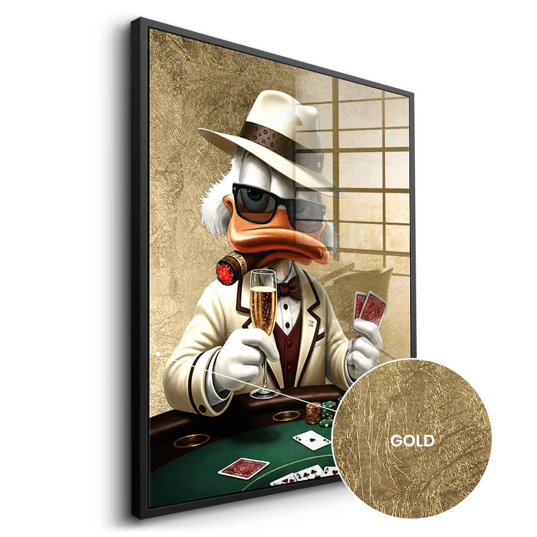 DOTCOMCANVAS 24K Feingold Bild Poker Night - 24K Feingold