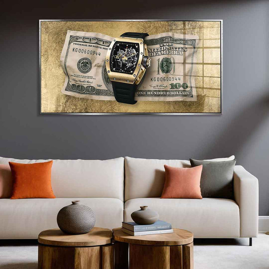 DOTCOMCANVAS 24K Feingold Bild Time to Action - 24K Feingold