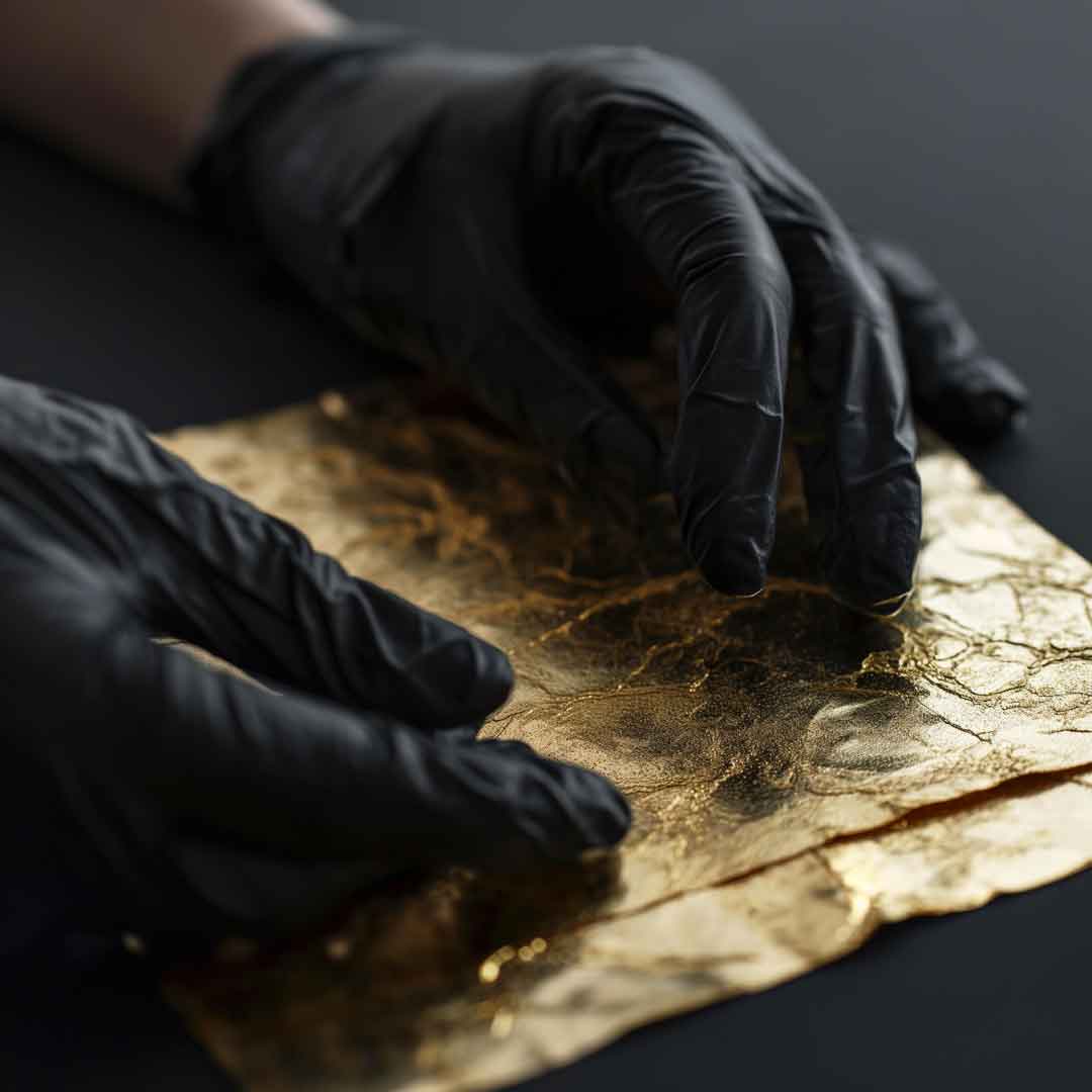 DOTCOMCANVAS 24K Feingold Bild King Card - 24K Feingold