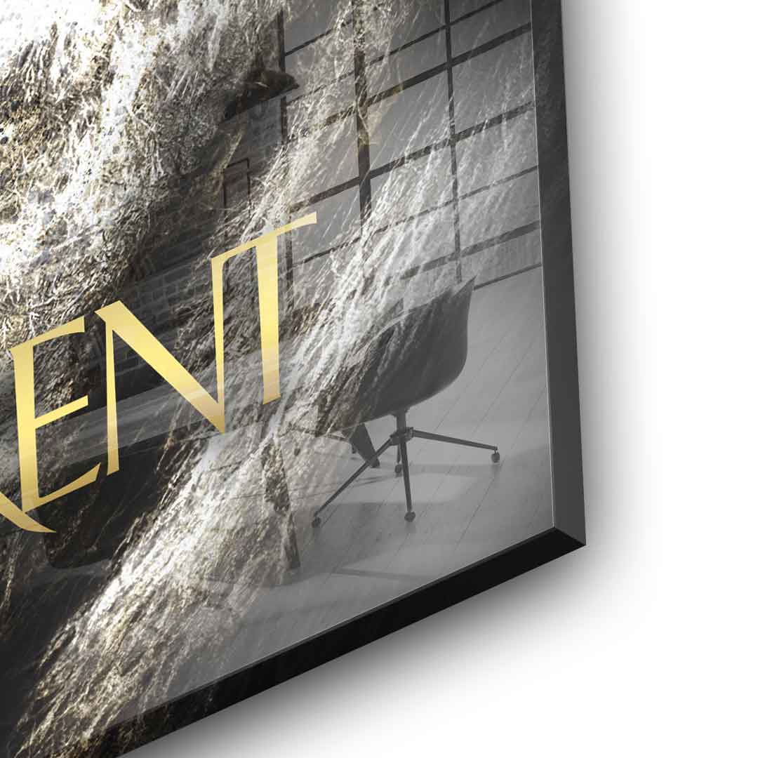 DOTCOMCANVAS 24K Feingold Bild Luxury Tiger - 24K Feingold