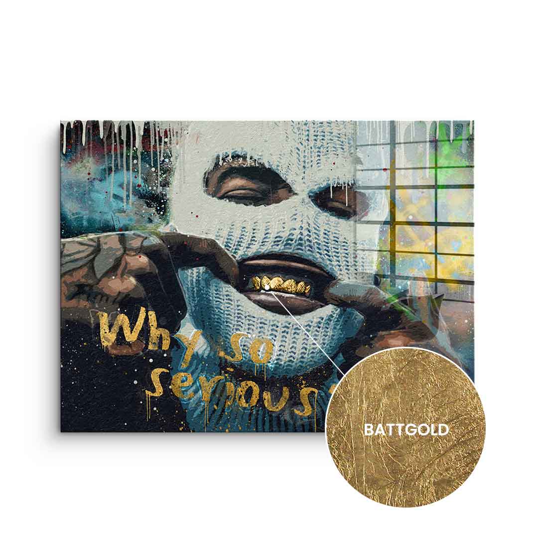 DOTCOMCANVAS 24K Feingold Bild Bad Guy - 24K Feingold