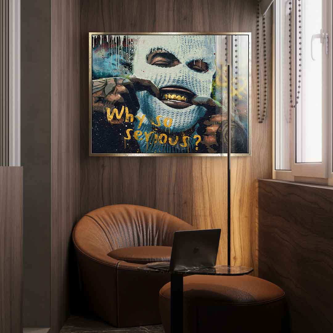 DOTCOMCANVAS 24K Feingold Bild Bad Guy - 24K Feingold